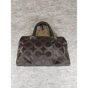 Coach N1373-F25503 Grey Monogram Canvas Silver Hardware 7.75 x 4.5 x 12.5 inches